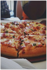 Poszterek 60x90 Pizza darabokban