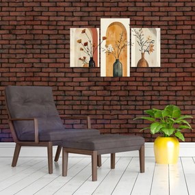 Kép - Vázák boltívekben (90x60 cm)