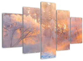 Kép - fagyos hajnal (150x105 cm)