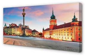 Canvas képek Sunrise Varsó óvárosa 100x50 cm