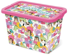 Műanyag gyerek tárolódoboz 29x19x18 cm Stor – SQUISHMALLOWS
