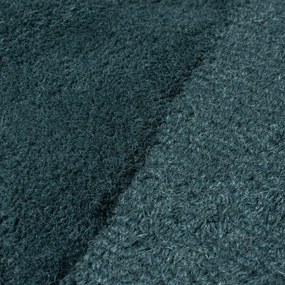 Kékeszöld kézi szövésű gyapjú kerek szőnyeg ø 160 cm Shard Teal – Flair Rugs