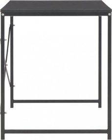 Fekete számítógépasztal 120 x 60 x 70 cm