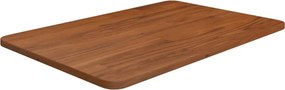 vidaXL sötétbarna kezelt tömör fa fürdőszobai pult 60 x 40 x 1,5 cm