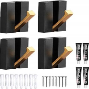 4x Összecsukható Fürdőszobai Törölközőtartó Akasztó