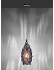 Paul Neuhaus 8267-25 - Csillár zsinóron SCARLETT 1xE27/60W/230V átm. 19 cm fekete