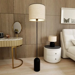 Emibig modern állólámpa aspen bézs fekete emi1324/lp1