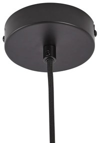 Retro függőlámpa arany színben, bézs üveggel - Jina