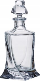Bohemia Quadro Kancsó Kristály 0,77 L Whisky Tinktúra Ajándék