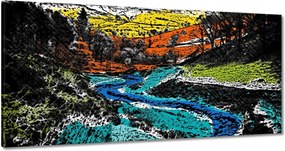 Festmények 180x90 Hegyi táj Tájkép