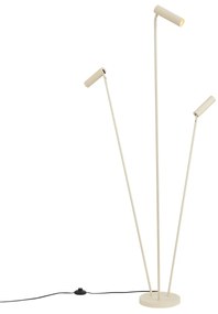 Modern állólámpa bézs színben, 3 izzós GU10 35mm - Thomas