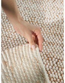 Bézs kézi szövésű gyapjúkeverék szőnyeg 120x180 cm Peas – Villeroy&amp;Boch