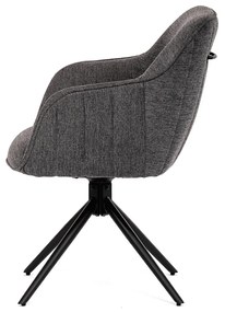 HC-536 GREY2 étkezőszék-készlet visszatolómechanizmussal, 2 db