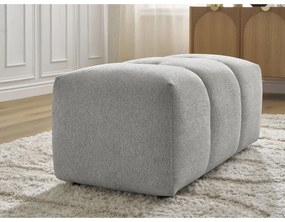 Világosszürke zsenília lábtartó Roxelane – Bobochic Paris