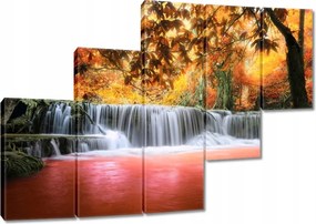 Vászonkép 150x105 Narancssárga vízesés