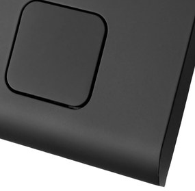 WC öblítő gomb F Black Mat