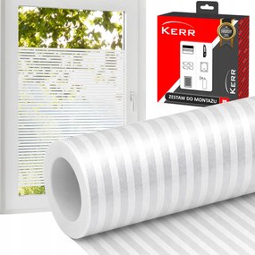 Ablakfólia Dekoratív Dér 122x100 Csíkos Öntapadós Ablaküveg