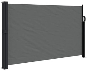antracitszürke behúzható oldalsó napellenző 117 x 300 cm