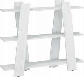Álló könyvespolc Via 03 létra 130 cm craft fehér