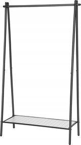 Ruhatartó Loft 153 cm fekete