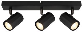 Globo 57918-3B - Spotlámpa JAMES 3xGU10/25W/230V fekete