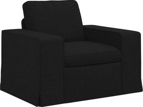 vidaXL Kanapé Fekete 103 x 80 x 82 cm szövet