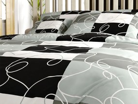 Krepp ágynemű KASPARO POLY szürke Ágyneműhuzat mérete: 70 x 90 cm | 140 x 200 cm