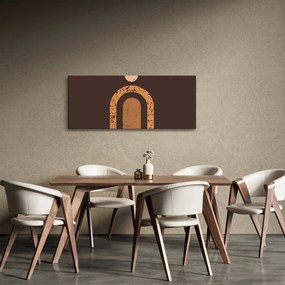 Kép - Narancssárga ívek N⁰3 (120x50 cm)