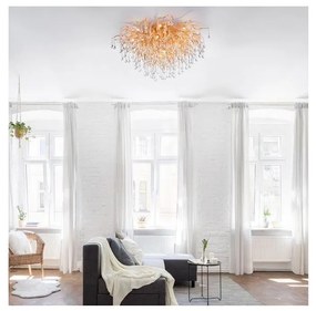 Paul Neuhaus 8092-11 - Felületre szerelhető csillár  ICICLE 14xG9/40W/230V átm. 100 cm réz