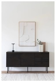 Fekete LED asztali lámpa (magasság 28,5 cm) Lyneham – House Nordic