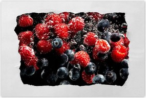 Poszter 60x40 Áfonya és málna víz