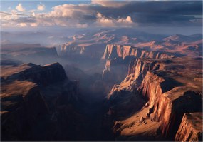 Fotótapéta Hegyek Tájkép Kanyon Hálószoba Nappali Tapéta Flizelina 300x210