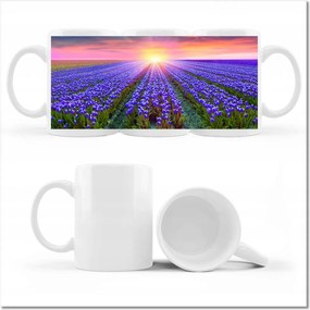 Fotó bögre Tulipán tenger Tulipánok