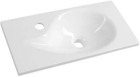 Sapho Aqua mosdótál 50.5x25 cm négyszögletes fehér 10053