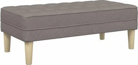 vidaXL pad párnával Tópszínű 113 x 57 x 39 cm szövet