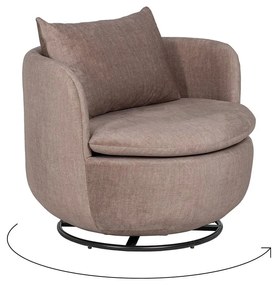 Világosbarna fotel – Ixia