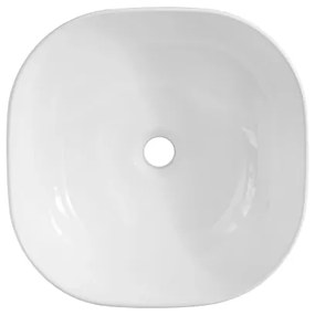COMAD UM-6252 SMILE 40 DP - 41x41 cm fehér, fényes mosdó pultba