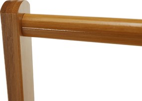 Kerekes akasztó, bambus, 60 cm széles, VIKIR TYP 1