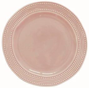 Porcelán lapostányér 26,5cm,Abitare Chic Light Pink