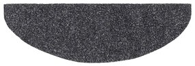 5 db sötétszürke tűlyukasztott öntapadó lépcsőszőnyeg 65x21x4cm