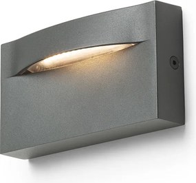RENDL BOBO RC fali lámpa antracitszürke 230V LED 8W IP65 3000K