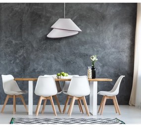 Duolla - Csillár zsinóron COCO 1xE27/40W/230V átm. 50 cm fehér