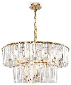 Maytoni MOD043PL-12G - Csillár láncon PUNTES 12xE14/40W/230V arany