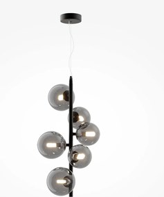 Maytoni modern függeszték dallas fekete füstös mymod545pl-06b