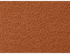 Narancssárga franciaágy ágyráccsal 140x190 cm Lior – Bobochic Paris