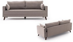 Design összecsukható kanapé Marisela 208 cm krém