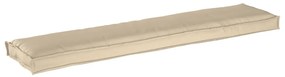 Kültéri párna 2 db Bézs Poliészter 180 cm x 40 cm Párnák