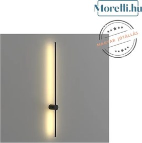 MASTERLED-1272 CATRINA fekete színű ledes fali lámpa 17w 1200lm 4000K IP20