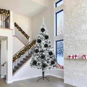 Karácsonyi Díszgömb Készlet 3 pcs Fekete