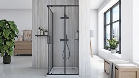 Zuhanykabin Rea City 80x80 Black